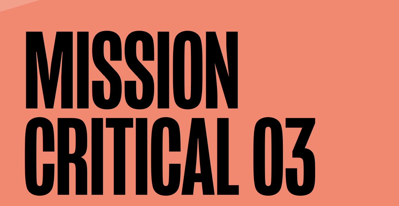 Mission Critical 03: Mission-Driven Partnerships with Civil Society