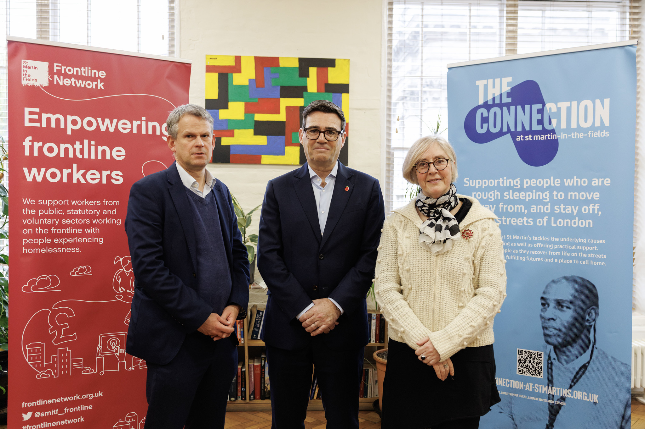 Prime Minister visits St Martin's Charity and The Connection