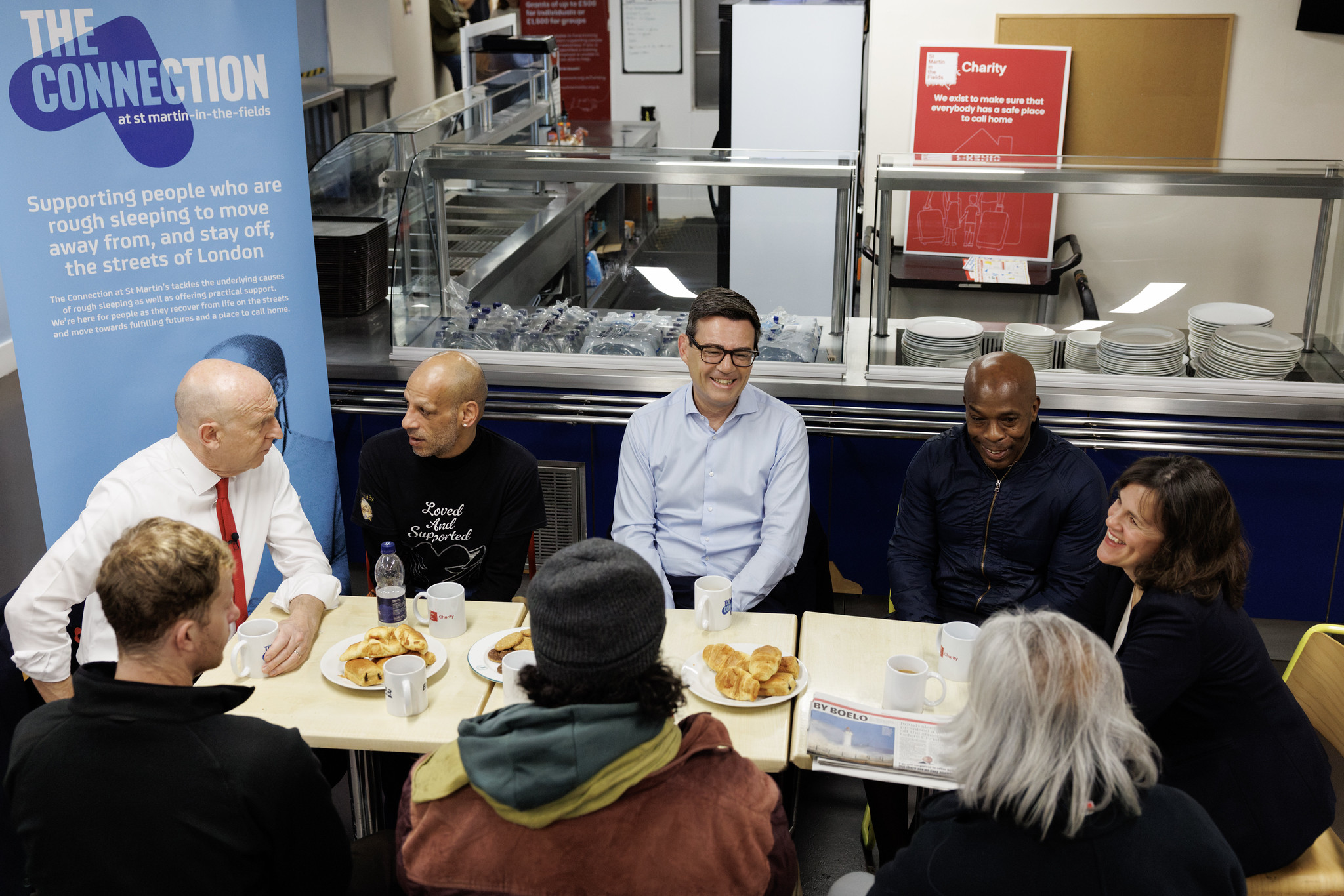 Prime Minister visits St Martin's Charity and The Connection